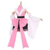 Demon Slayer Kimetsu no Yaiba Mitsuri Kanroji Kostüm Diestmädchen Cosplay Kostüm - cosplaycartde